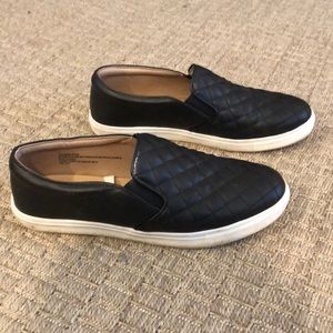 women’s black slip on shoes